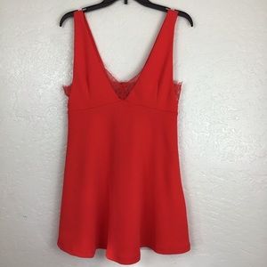 NWT Large Coral Forever 21 Mini Dress